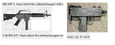 submachineguns